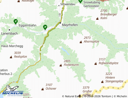 MICHELIN Wasserfallboden map - ViaMichelin
