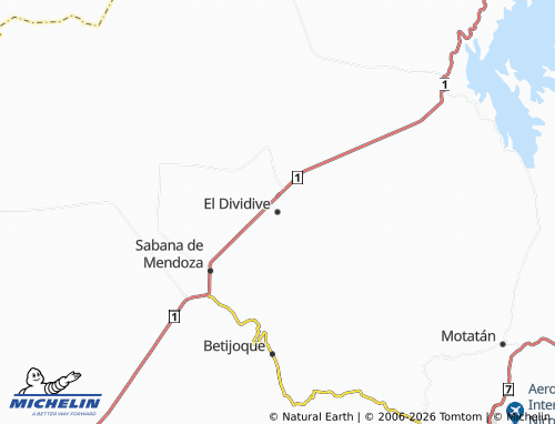 MICHELIN-Landkarte El Dividive - ViaMichelin