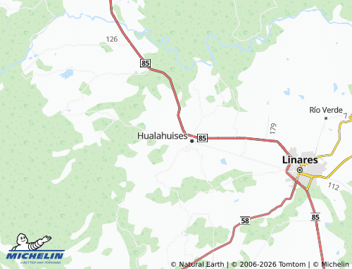 Mappa MICHELIN Croc Presidente Juárez - ViaMichelin