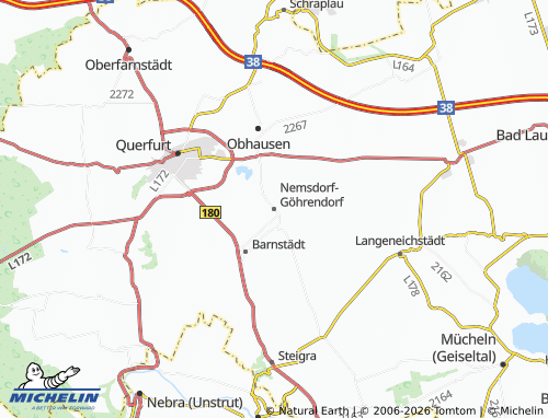 MICHELIN Nemsdorf-Göhrendorf map - ViaMichelin