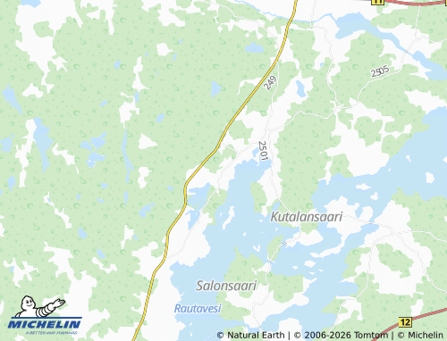 MICHELIN-Landkarte Karkku - ViaMichelin
