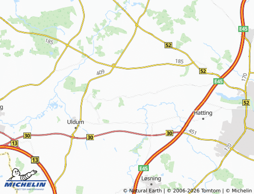 Carte MICHELIN Flemming - ViaMichelin