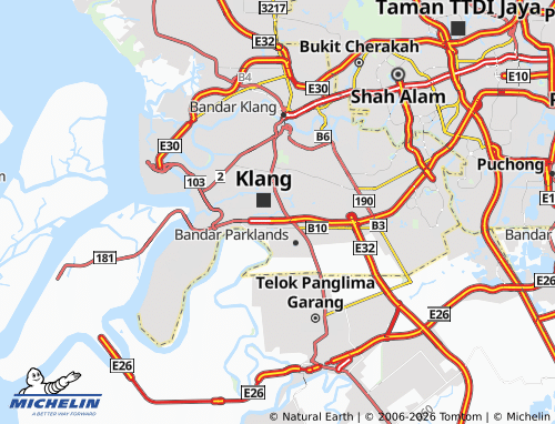 Mappa MICHELIN Bandar Botanic - ViaMichelin