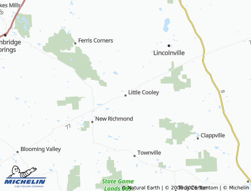 Carte MICHELIN Little Cooley - ViaMichelin
