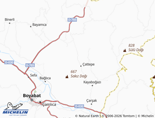 Mapa MICHELIN İsaoğlu - ViaMichelin