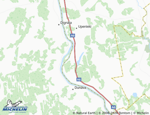 Mapa MICHELIN Jersika - ViaMichelin