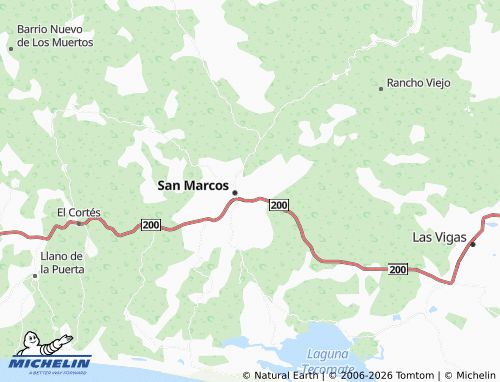 Mappa MICHELIN Del Tanque - ViaMichelin