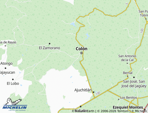 Mapa MICHELIN El Tepetate - ViaMichelin
