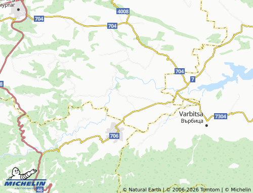MICHELIN Vrani kon map - ViaMichelin