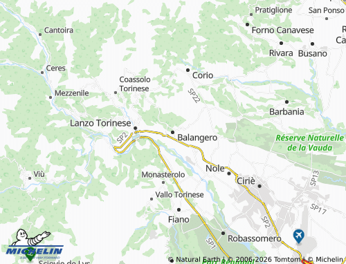 Kaart MICHELIN Balangero - ViaMichelin