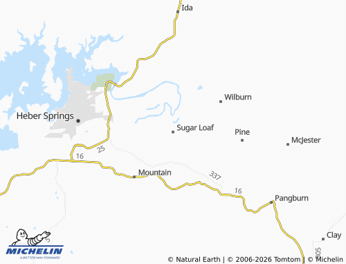 Mapa MICHELIN Sugar Loaf - ViaMichelin
