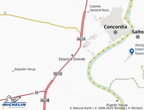 MICHELIN Estancia Grande map - ViaMichelin