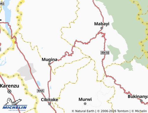 Mapa MICHELIN Nyakibanda - ViaMichelin