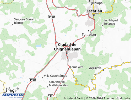 Mapa MICHELIN Green City - ViaMichelin