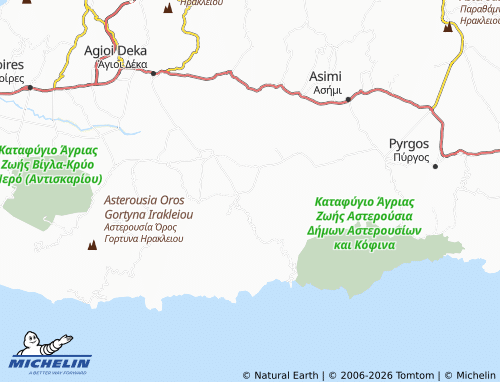 MICHELIN Fournofarango map - ViaMichelin