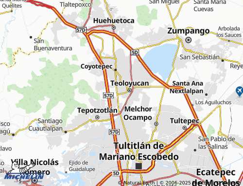 Mapa MICHELIN Barrio Tlatenco - ViaMichelin