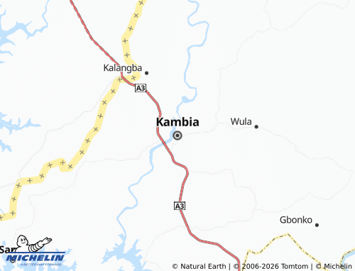 Mappa MICHELIN Kambia - ViaMichelin
