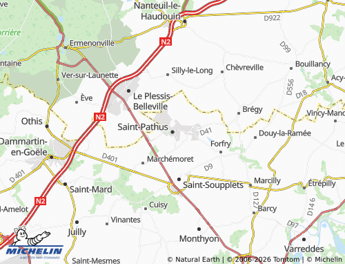 Mappa MICHELIN Saint-Pathus - ViaMichelin
