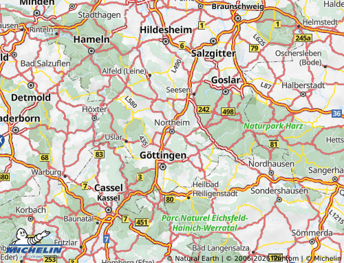 MICHELIN Northeim map - ViaMichelin