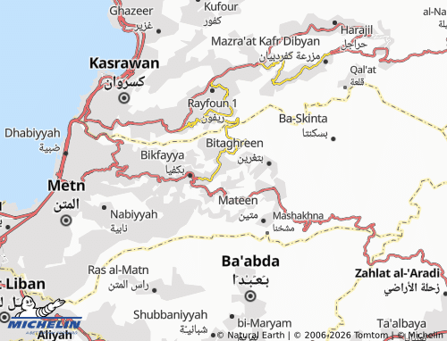 Mapa MICHELIN Zaghreen - ViaMichelin