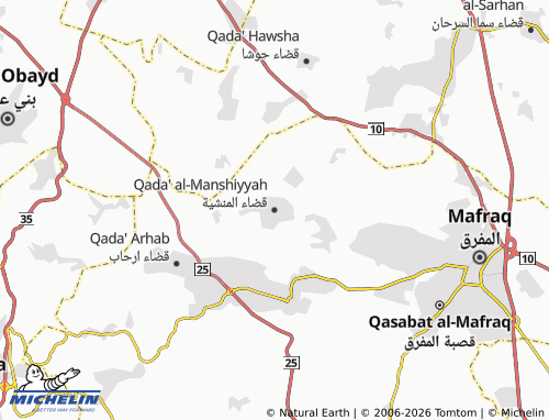 MICHELIN Al Manshiyah map - ViaMichelin