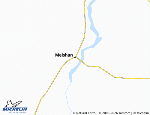 Mappa MICHELIN Meishan - ViaMichelin