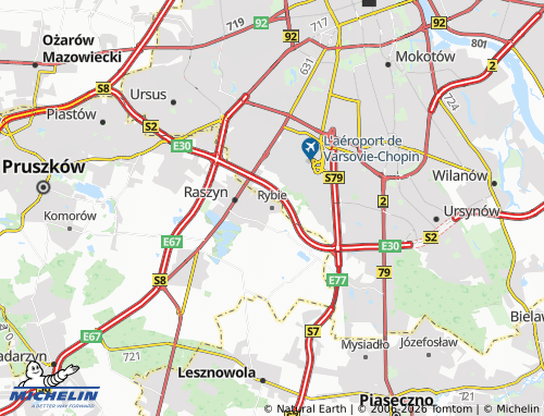 Carte MICHELIN Rybie - ViaMichelin