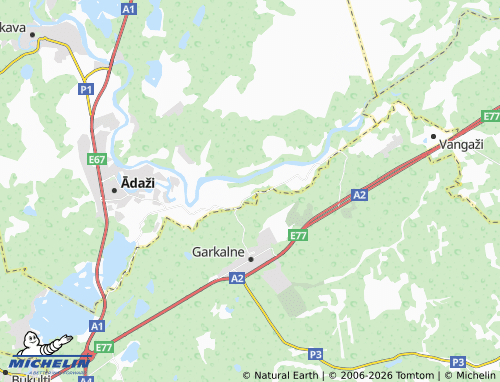 Mapa MICHELIN Garkalne - ViaMichelin