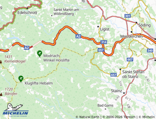 Mappa MICHELIN Sommereben - ViaMichelin