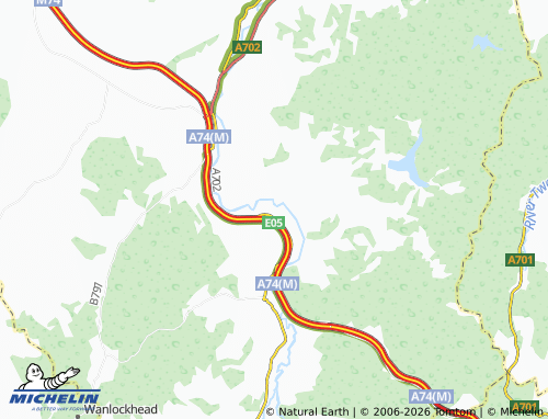 MICHELIN Crawford map - ViaMichelin