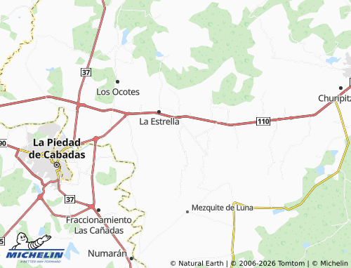 Mappa MICHELIN Colonia Morelos - ViaMichelin