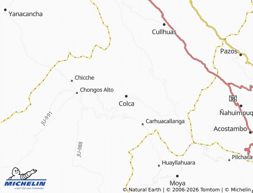 MICHELIN-Landkarte Colca - ViaMichelin