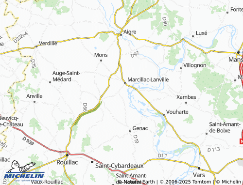 MICHELIN Chanteraine map - ViaMichelin