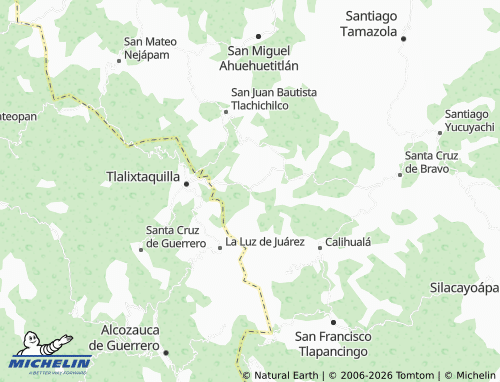 Mappa MICHELIN San Vicente Zapote - ViaMichelin