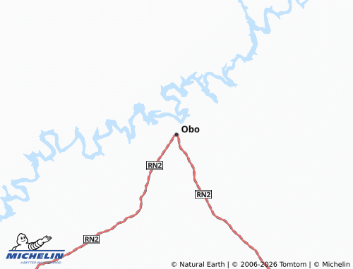 MICHELIN Obo map - ViaMichelin