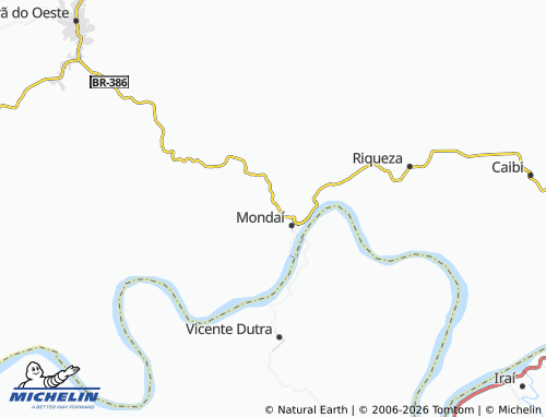 MICHELIN Capivara map - ViaMichelin