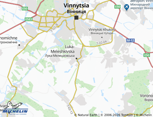 Mappa MICHELIN Luka-Meleshkivska - ViaMichelin