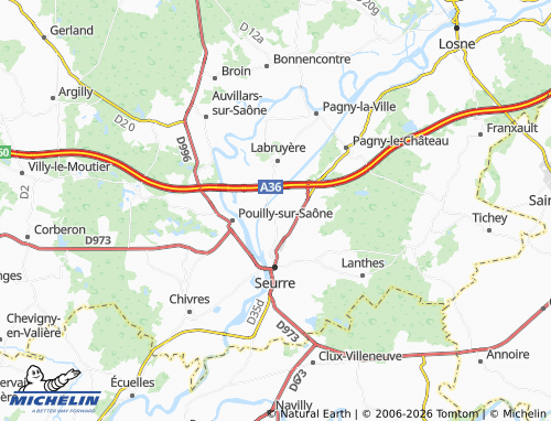 Mapa MICHELIN Chamblanc - ViaMichelin
