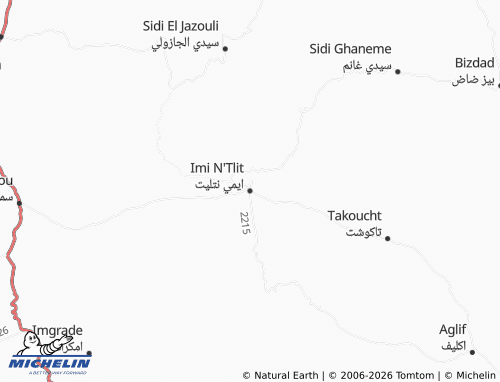 Mappa MICHELIN Imi Nitleet - ViaMichelin