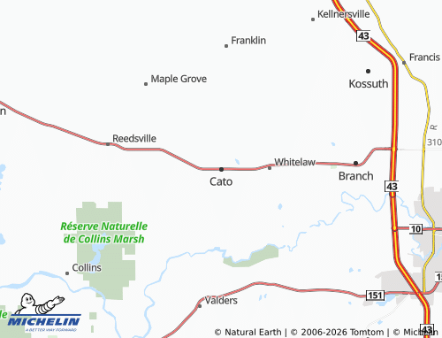 Kaart MICHELIN Cato - ViaMichelin
