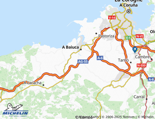 Mappa MICHELIN Foxo - ViaMichelin