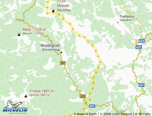 Carte MICHELIN Belut - ViaMichelin