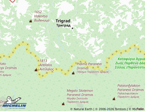 Mapa MICHELIN Vodni nad - ViaMichelin