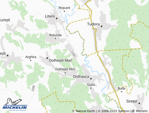MICHELIN Poiana map - ViaMichelin