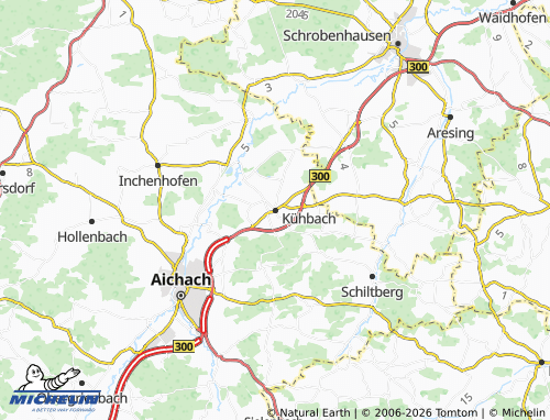 Mappa MICHELIN Kühbach - ViaMichelin