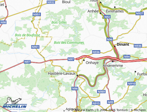 MICHELIN Gerin map - ViaMichelin