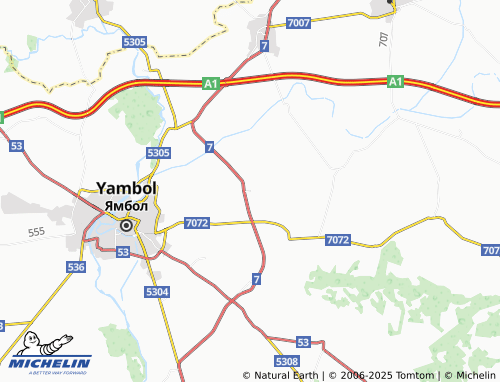 MICHELIN Mogila map - ViaMichelin