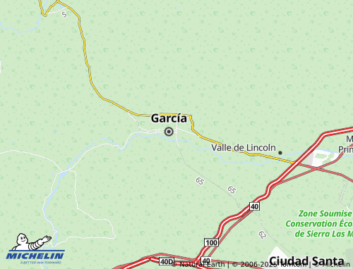 MICHELIN Centro de García map - ViaMichelin