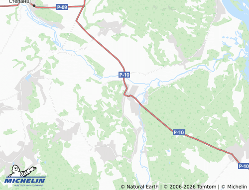 Mapa MICHELIN Mezhyrich - ViaMichelin