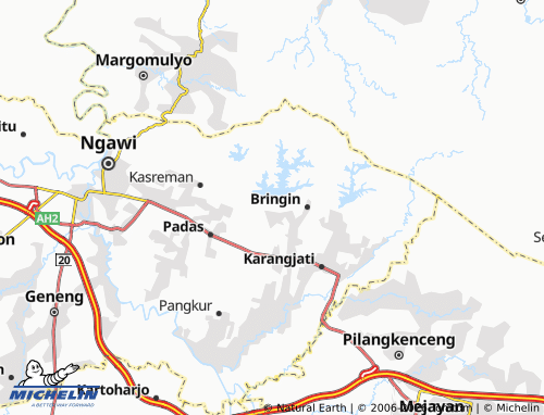 MICHELIN Dero map - ViaMichelin